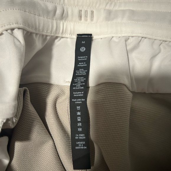 Lululemon Athletica Cream and Tan joggers - Picture 6 of 8